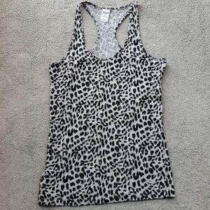 PINK cheetah racerback tank